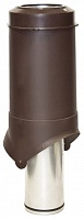 Выход вентиляции Krovent Pipe-VT 125is/700 коричневый (RAL 8017)